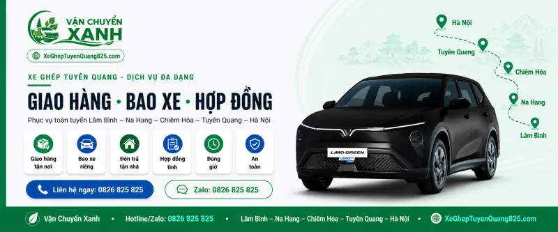 Dịch vụ bao xe và hợp đồng Tuyên Quang