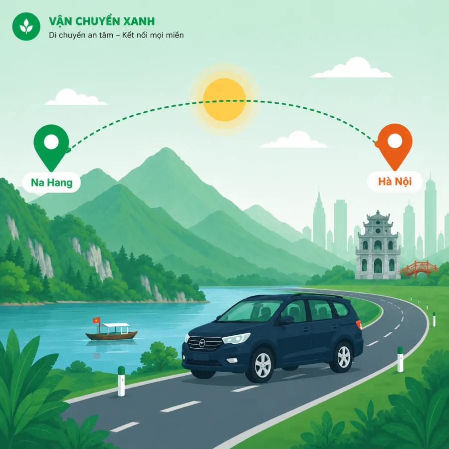 Xe ghép Na Hang Hà Nội uy tín đúng giờ